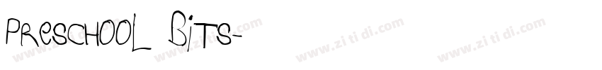 Preschool Bits字体转换